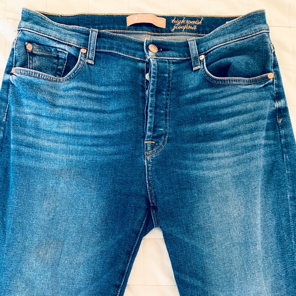 High waisted Josefina skinny boyfriend cut jeans